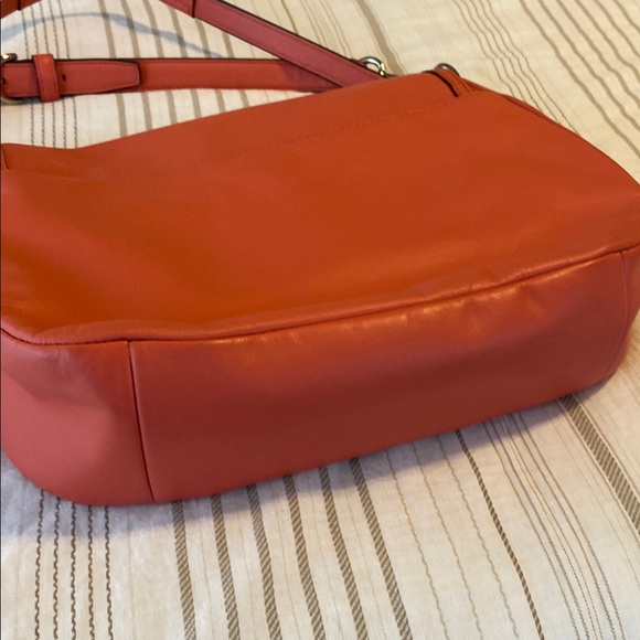 Coach Coral Leather Shoulder Bag - Picture 9 of 10